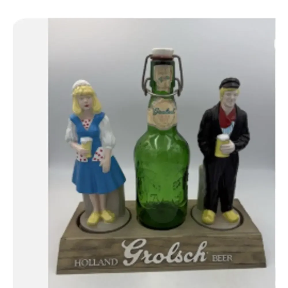 Vintage Holland Grolsch Beer Bar Display Male Figure Only